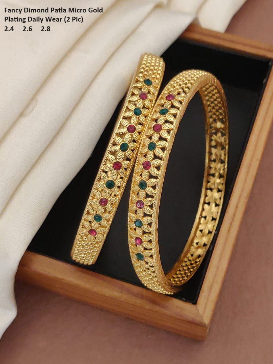 Daily Wear Brass Gold Plating Kadli 
